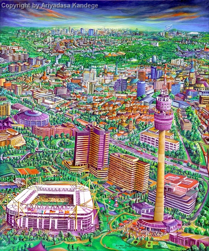 a_Dortmund.jpg - Ruhrstadt DortmundÖlgemälde  100 x 120 cm