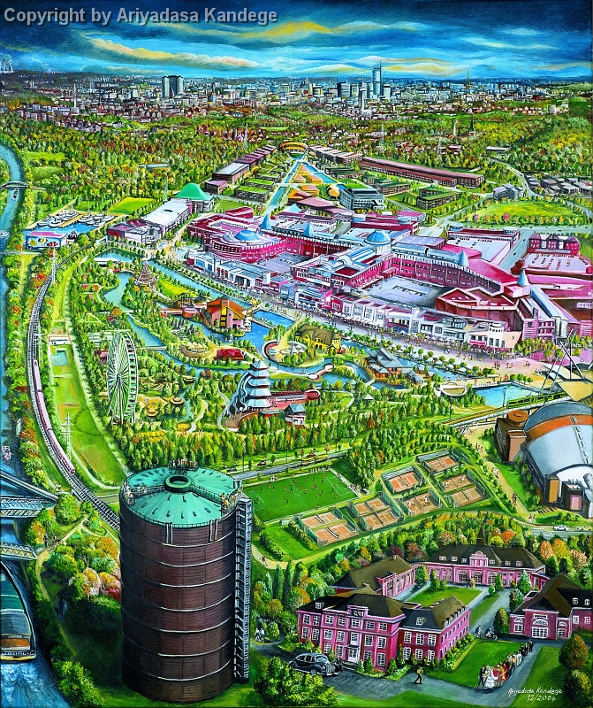 a_Oberhausen.jpg - Ruhrstadt OberhausenÖlgemälde  100 x 120 cm